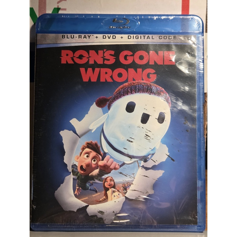RON'S GONE WRONG Blu-Ray +‎ DVD + Digital 2021 New/Sealed